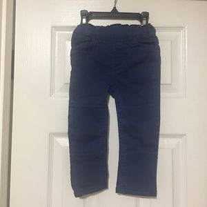 H&M boys navy skinny leg pants size 1 1/2-2 yrs